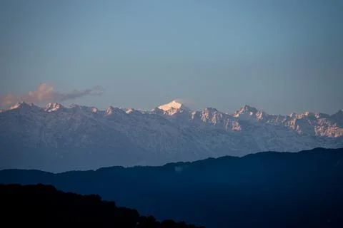 Landscape view of range in Kathmandu Stock Photos