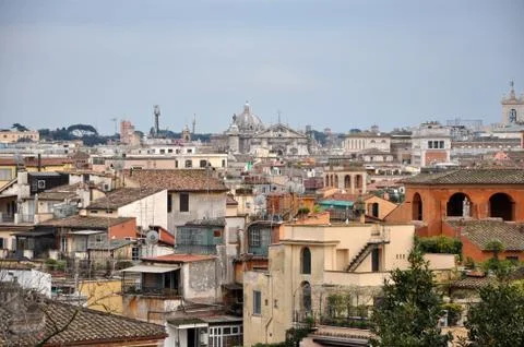 Landscape view of Rome Stock Photos