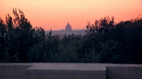 Landscape view of saint peter at sunset 스톡 동영상 59814149
