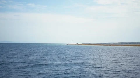 Landscape View from Sea I. Stock Footage 53287939