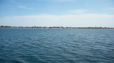 Landscape View from Sea III. Stock Footage 53287966