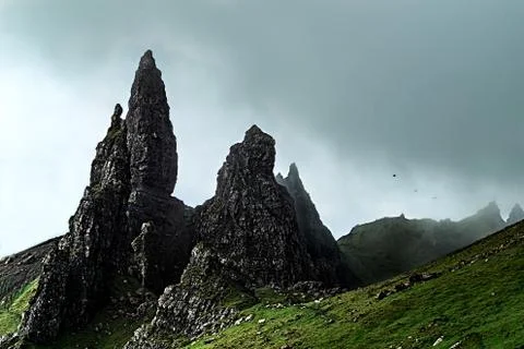 Landscape View of The Storr 写真素材