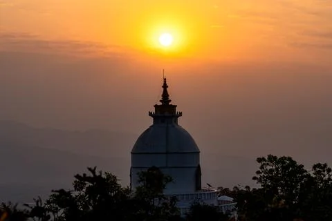 Landscape view of Sunrise. Stock Photos
