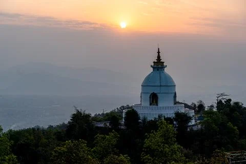 Landscape view of Sunrise. Stock Photos