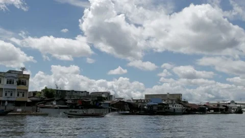 Landscape view, traditional logistics supply dock Stock Footage 132602553