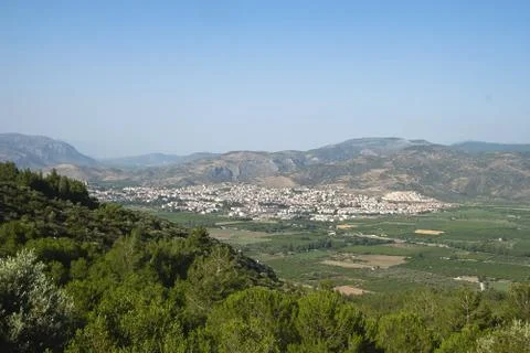 Landscape View of valley Stock Photos