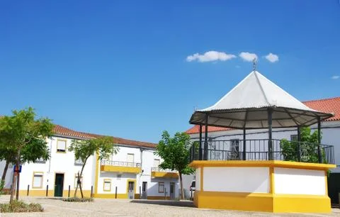 Landscape of Vimieiro square Foto stock