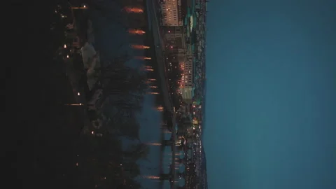 Landscape with Vltava river Video stock 200034994