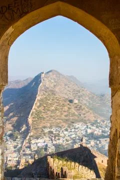 Landscape  from a Watchtower Stock Photos