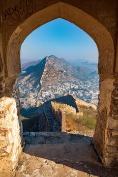 Landscape  from a Watchtower Foto stock