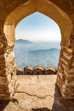 Landscape  from a Watchtower Stock Photos