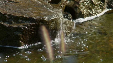 Landscape waterfall 4 (P5) Stock Footage 489623