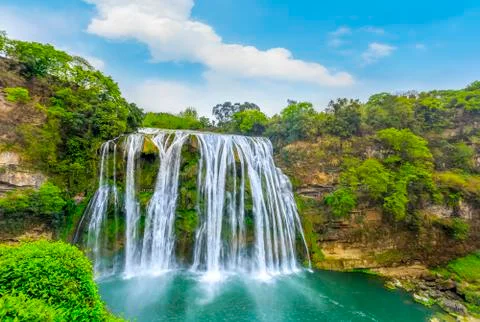 Landscape Waterfall Stock Photos