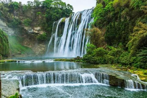 Landscape Waterfall Stock Photos