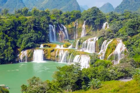 Landscape Waterfall Stock Photos