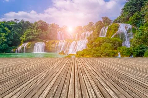 Landscape Waterfall Stock Photos