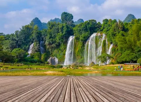 Landscape Waterfall Stock Photos