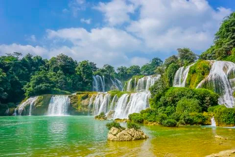 Landscape Waterfall Stock Photos