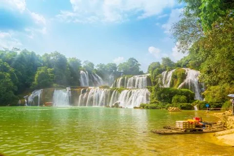 Landscape Waterfall Stock Photos