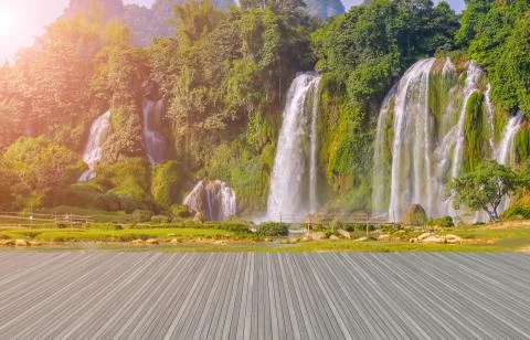 Landscape Waterfall Stock Photos