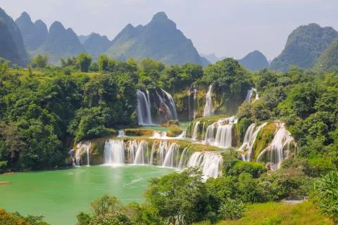 Landscape Waterfall Stock Photos