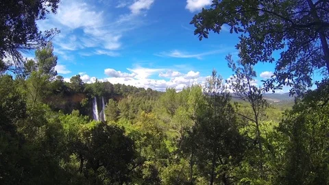 Landscape Waterfalls Stock Footage 98679970