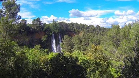 Landscape Waterfalls Stock Footage 98679973