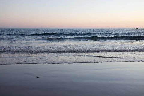 Landscape of the waves of the sea Stock Photos