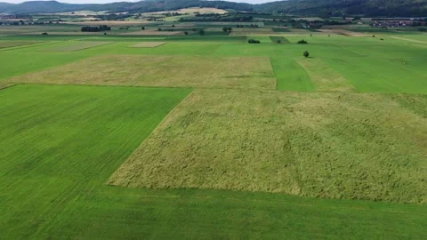 The landscape of the Werra Valley Video stock 156728929