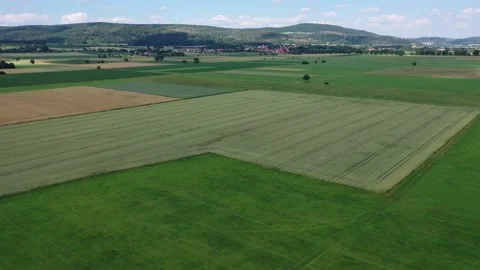 The landscape of the Werra Valley Stock Footage 156729924