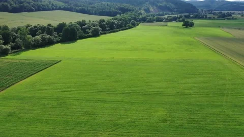 The landscape of the Werra Valley Video stock 156730128