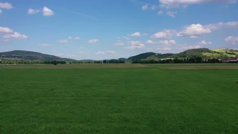 The landscape of the Werra Valley Video stock 156730900
