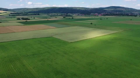 The landscape of the Werra Valley Video stock 156733085