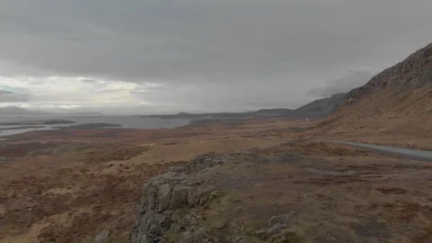 Landscape of West Iceland Stock Footage 232486344