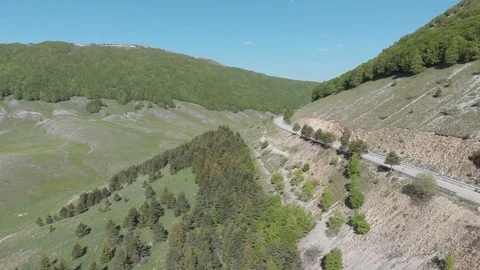 Landscape of wild Abruzzo Stock Footage 119004696
