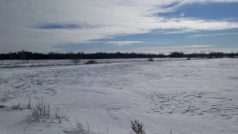 Landscape in winter 1 Stock Footage 102242146