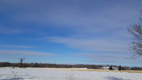 Landscape in winter 2 Stock Footage 102242150