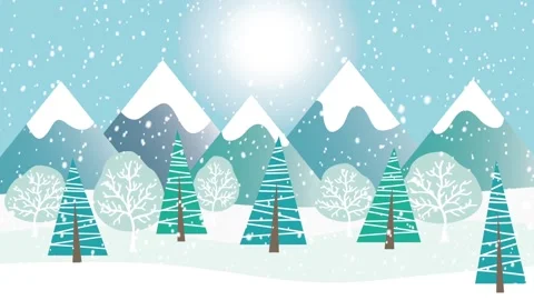 Landscape winter Stockbeeldmateriaal 146975326