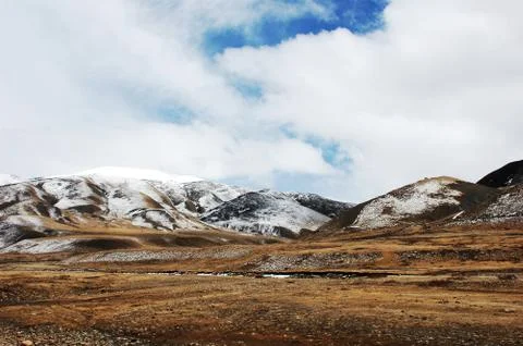 Landscape in winter Stock Photos