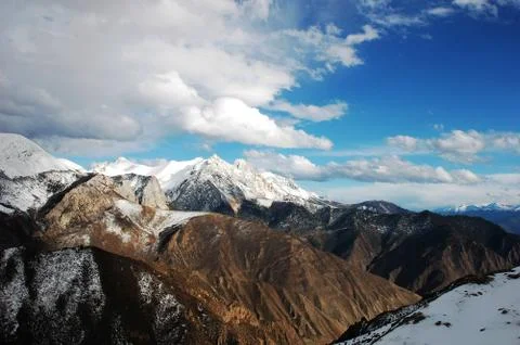 Landscape in winter Stock Photos