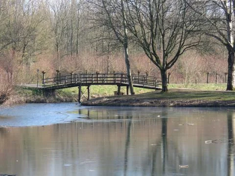 Landscape in winter Stock Photos
