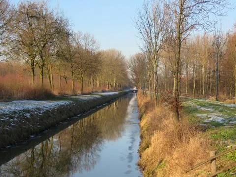 Landscape in winter Stock Photos