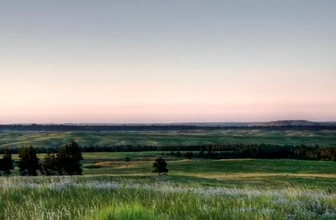 Landscape in Wyoming 库存照片