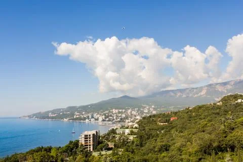Landscape with Yalta. Фото