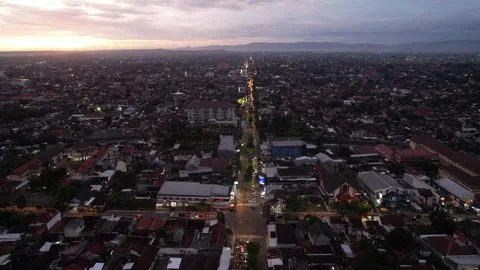 Landscape of Yogyakarta sunset Stock-Footage 240943546