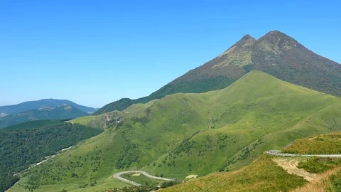 Landscape of Yufudake mountain Stockbeeldmateriaal 88888329