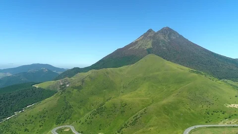 Landscape of Yufudake mountain Stock Footage 88888360