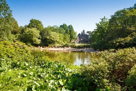 Landscape in zoo Stock Photos