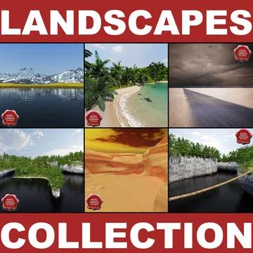 Landscapes Collection V2 3D Model