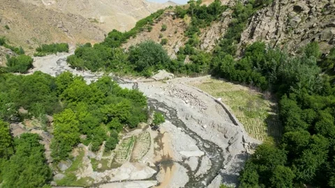 Landscapes of Farza District Stock Footage 274529824